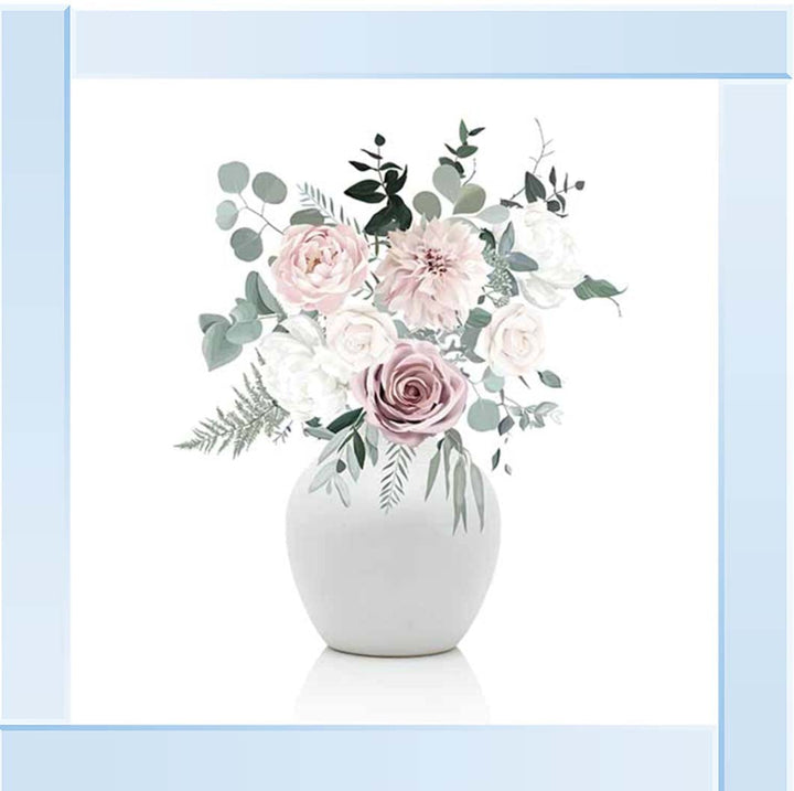 FL623 Vintage Pink Flower Vase