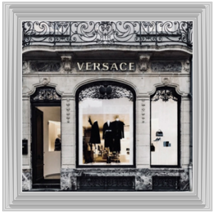 Versace Shop Front Yellow