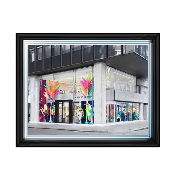 Colourful Feathered Shopfront ||