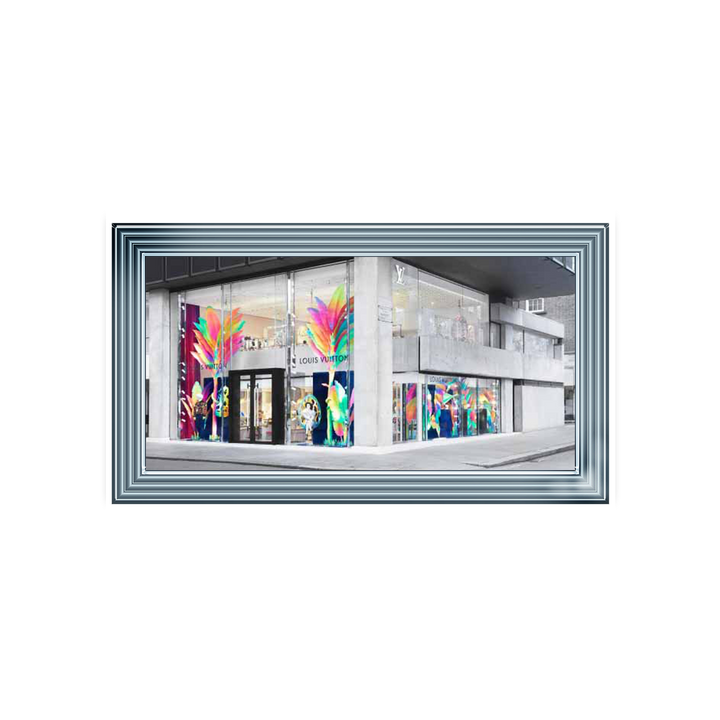 Colourful Feathered Shopfront |