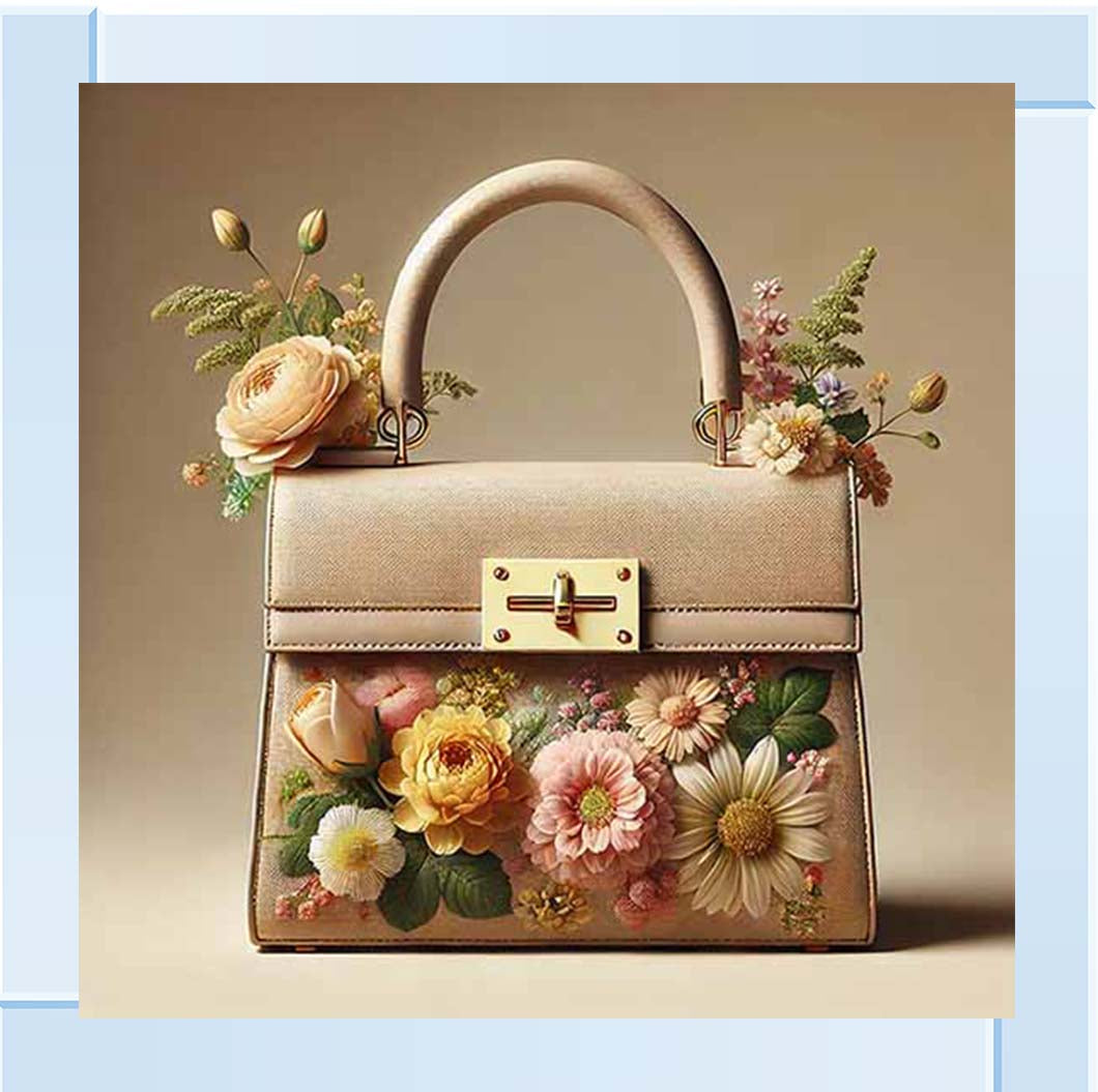 FS970 Floral Ladies Handbag