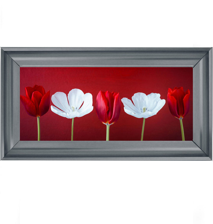 Tulips and Christmas Roses Red Small