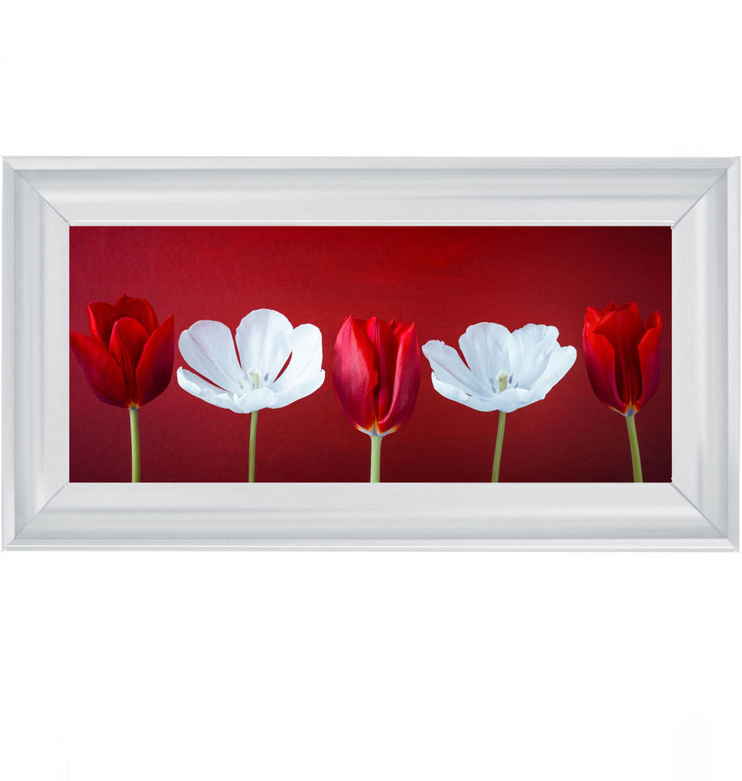 Tulips and Christmas Roses Red Small