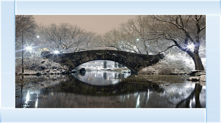 Gapstow Bridge in Winter