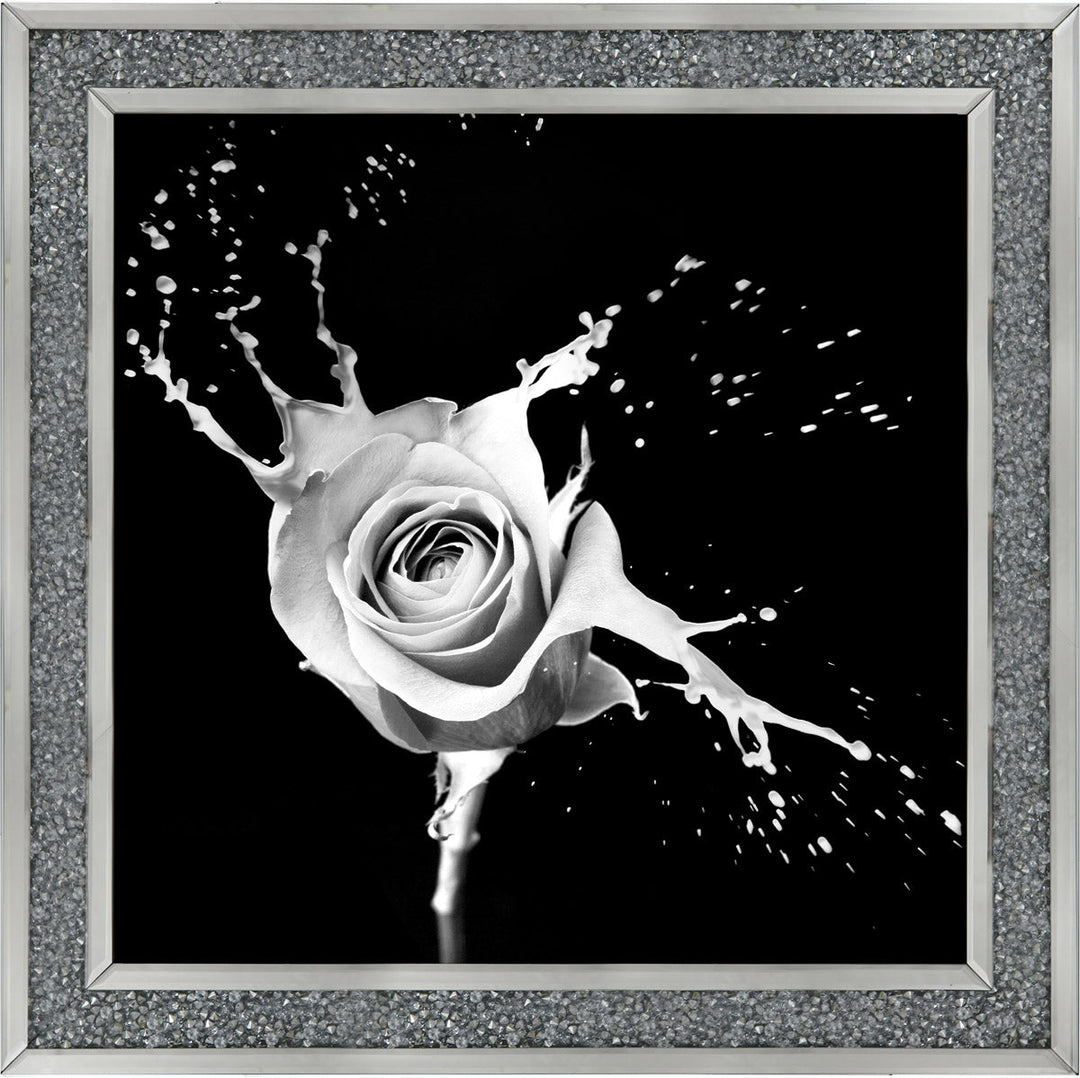 FL015 Rose Splash Black