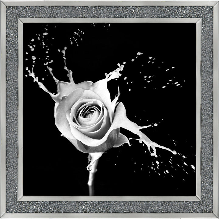 FL015 Rose Splash Black