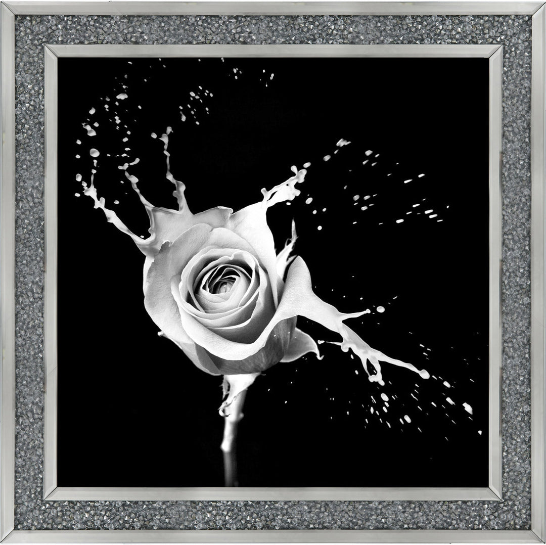 FL015 Rose Splash Black