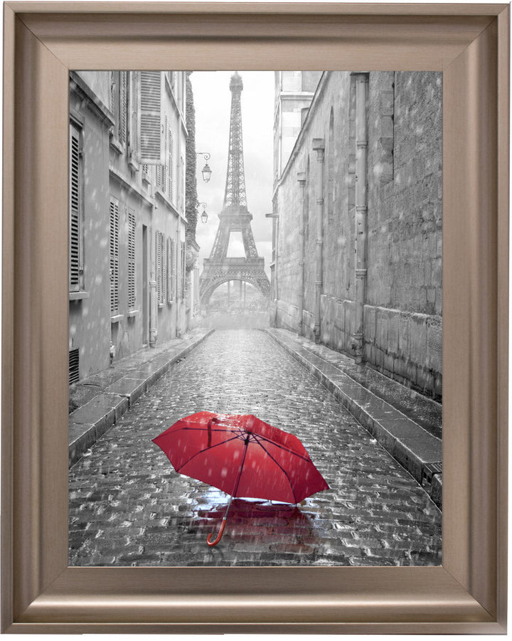 CY011 Parisienne Street Red Umbrella
