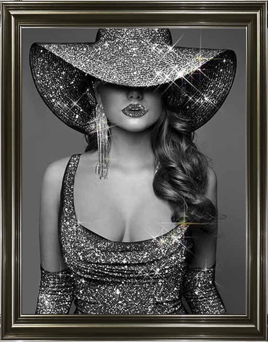 FG935 BLACK & WHITE GLAMOUR LADY |||