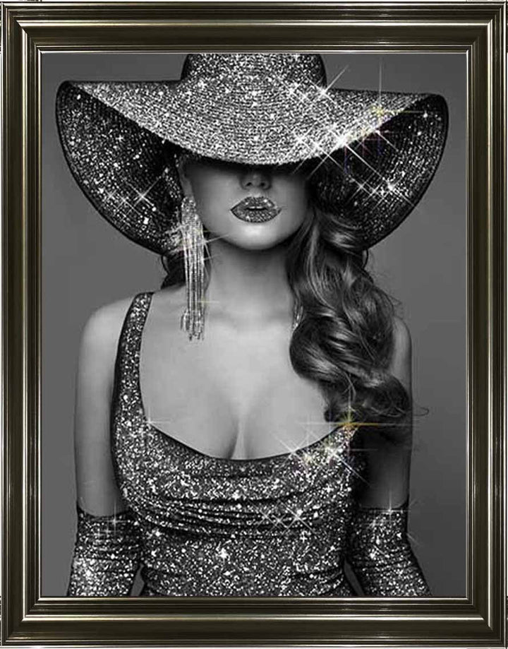 FG935 BLACK & WHITE GLAMOUR LADY |||