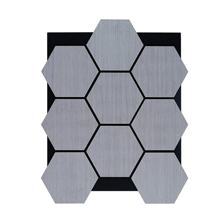 Hexagon Wood Acoustic Wall Panels - (Set of 4)