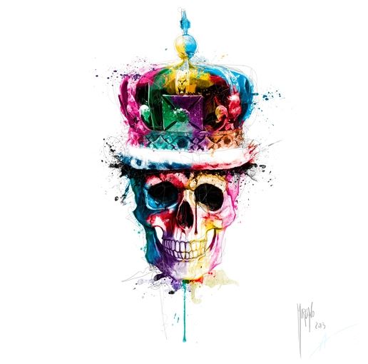 MD007 GOD SAVE THE QUEEN SKULL