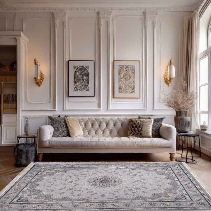 Emerald Mahan Cream Rug - E-161