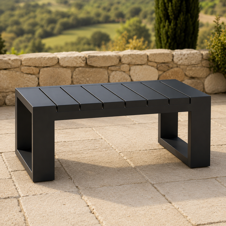 ALUXO® Ikos Outdoor Lounge Set - Onyx - 5 Seater