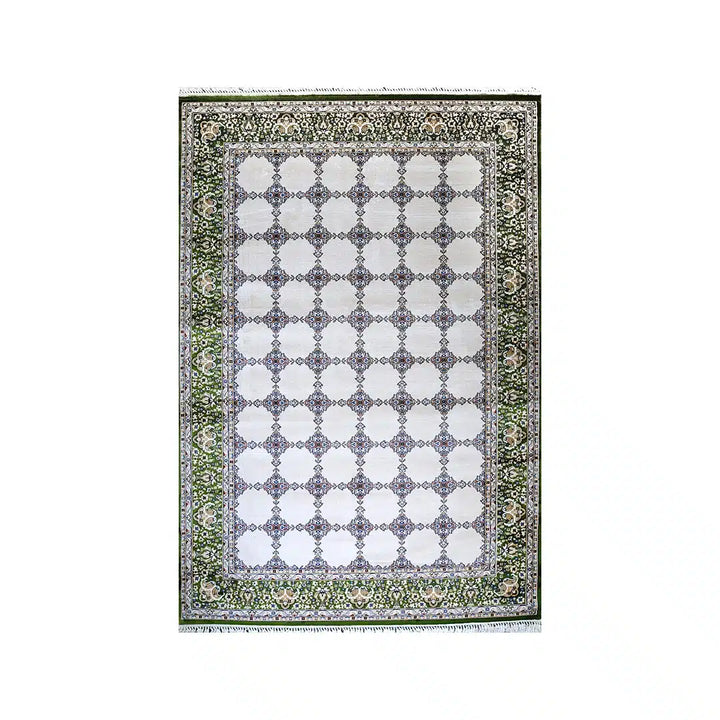 Bukhara Green Beige Elegance Rug
