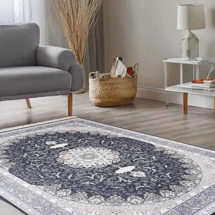 Amatis Sara Navy Blue Rug - A-132