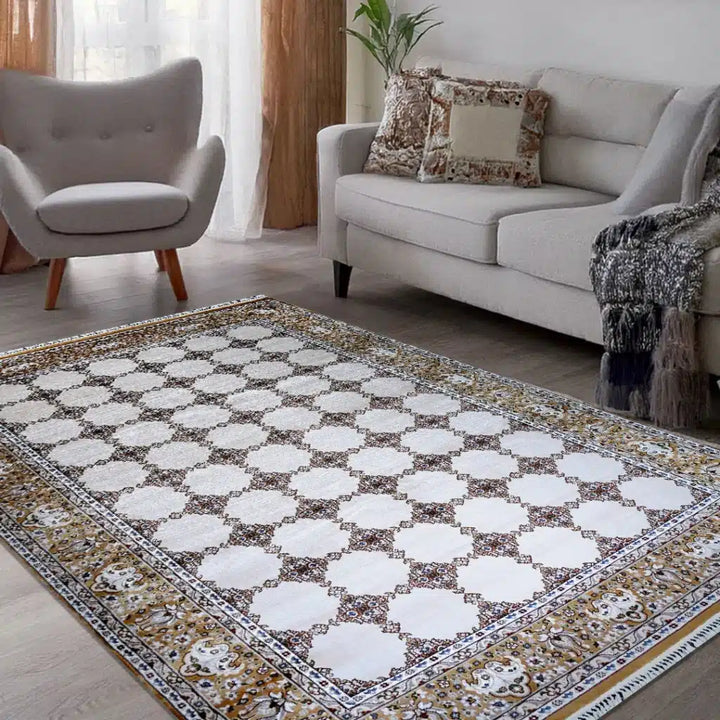 Bukhara Hardal Beige Elegance Rug
