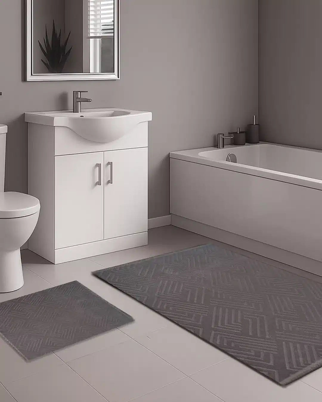 Modern Geometric, Soft & Non-Slip