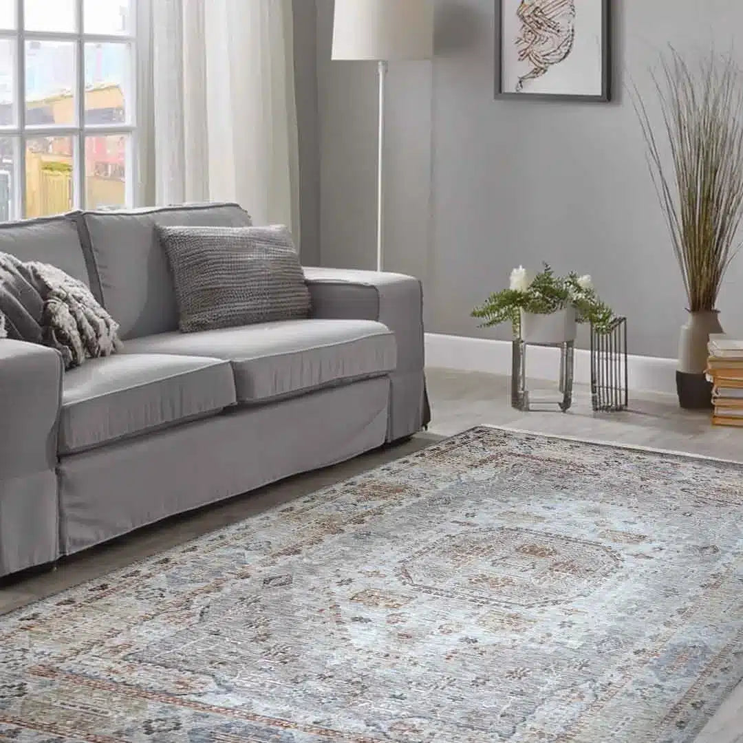 Emerald Empire Rug - A640A-ANTRASIT/BEIGE