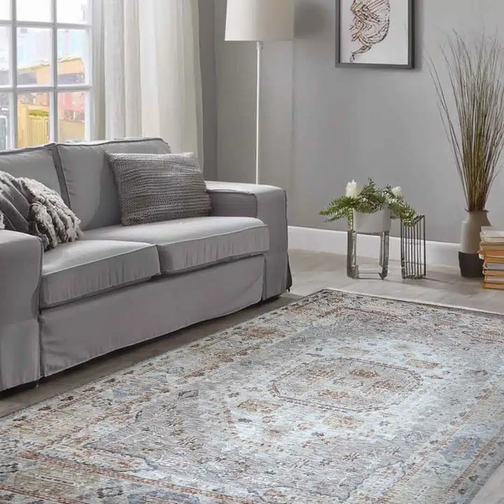 Emerald Empire Rug - A640A-ANTRASIT/BEIGE
