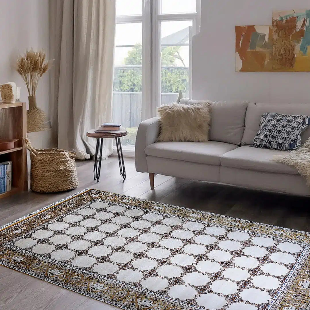 Bukhara Hardal Beige Elegance Rug