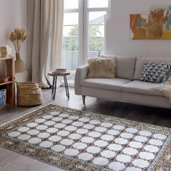Bukhara Hardal Beige Elegance Rug