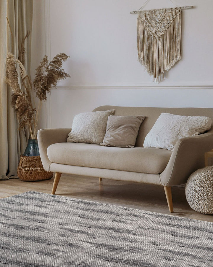 Washable Modern Textured Rug