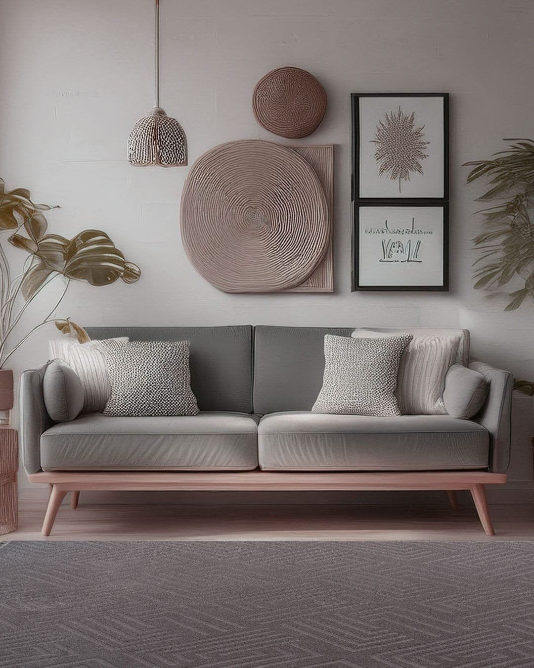 Modern Geometric, Soft & Non-Slip