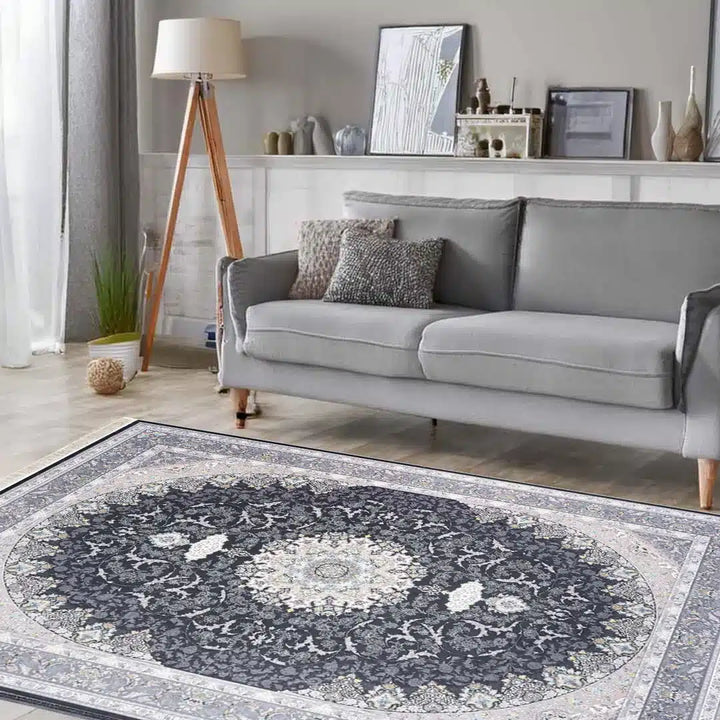 Amatis Sara Navy Blue Rug - A-132