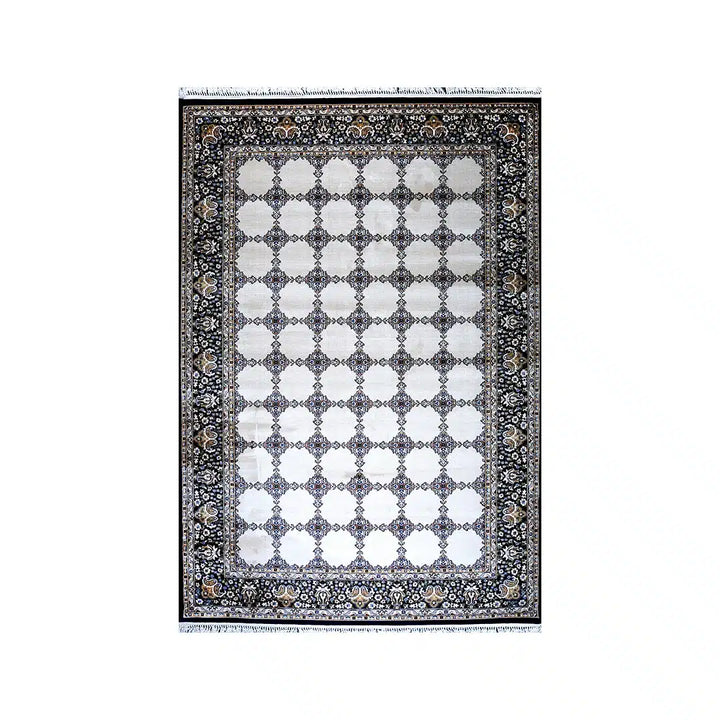 Bukhara Navy Beige Elegance Rug