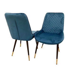 Luna Velvet Dining Chair - Available in Sets of 2, 4, or 6