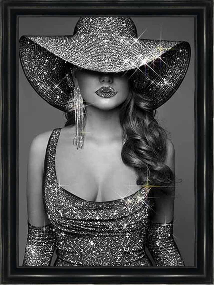FG935 BLACK & WHITE GLAMOUR LADY |||