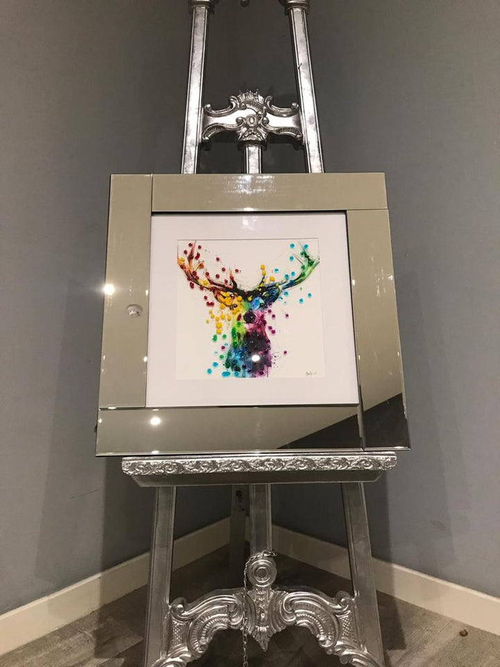 MD112 MULTI COLOURED DEER FACE
