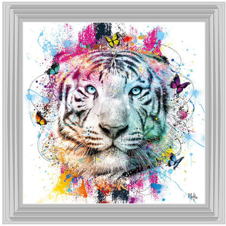 Pop Art Snow Tiger (Moki)
