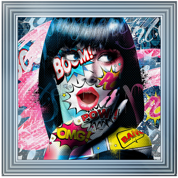 MD236 Pop Art Comic girl (Moki)