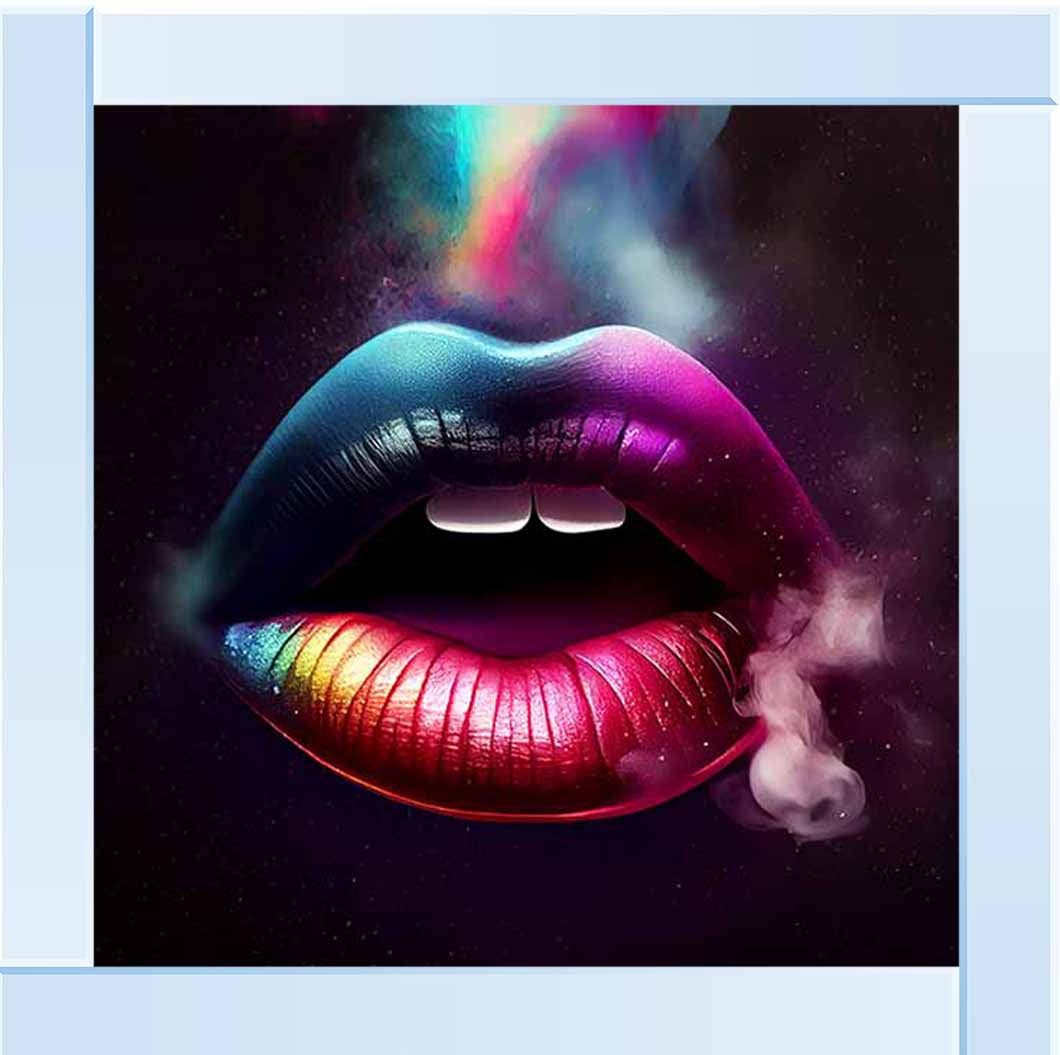 MD390 Rainbow Lips