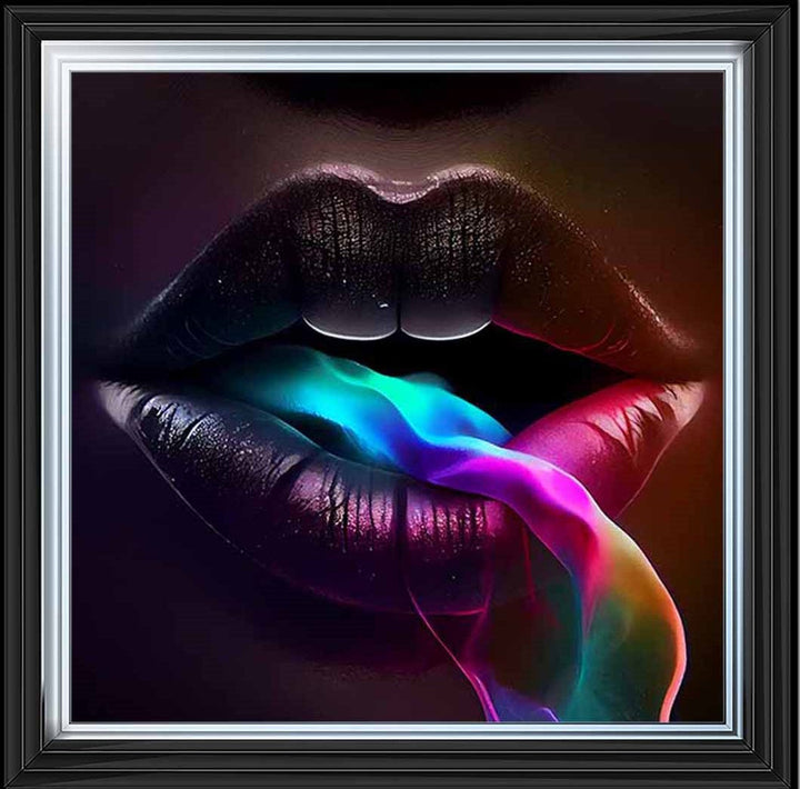 MD391 Rainbow Smoking Lips