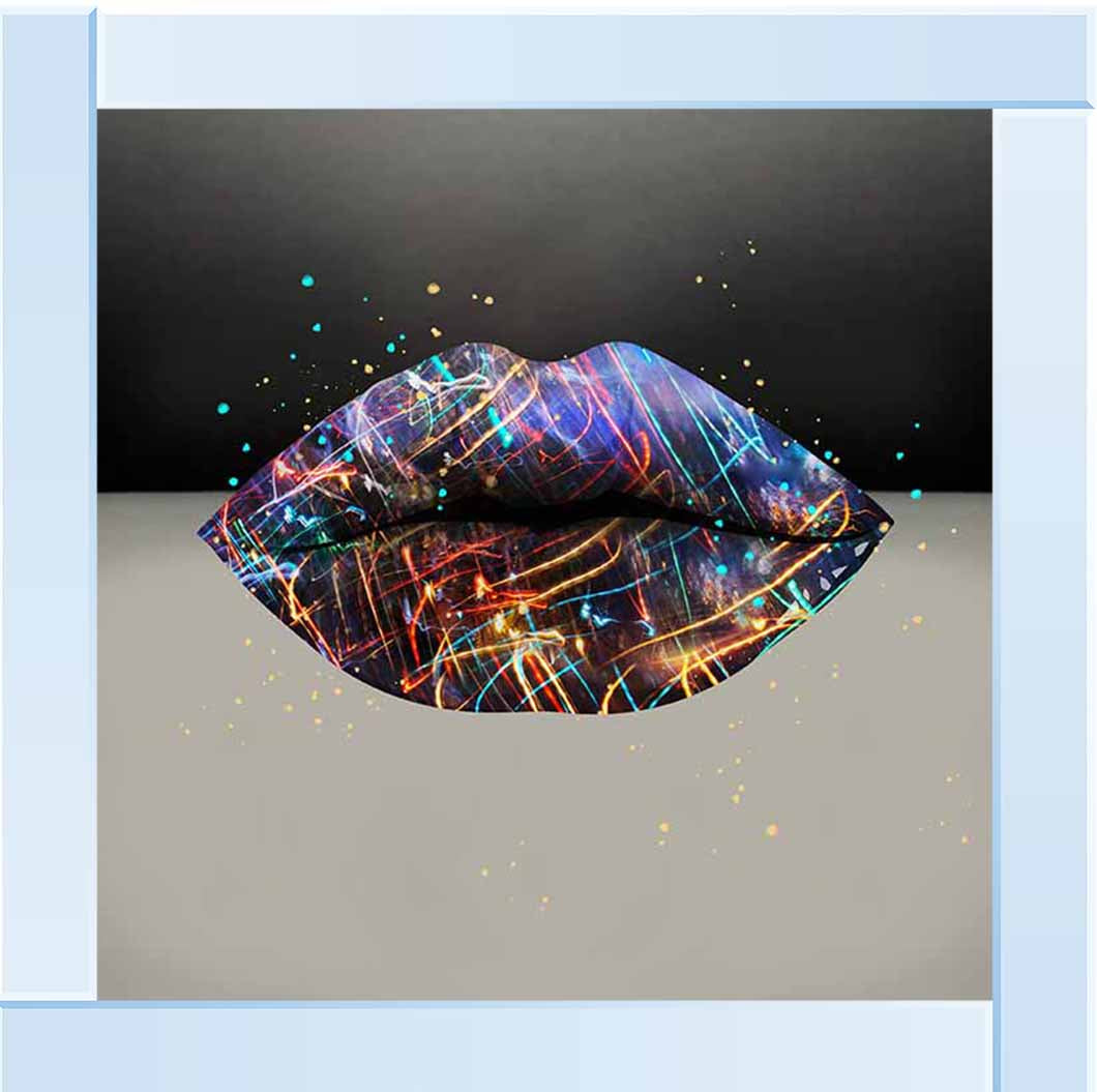 MD393 Graffiti Lips I