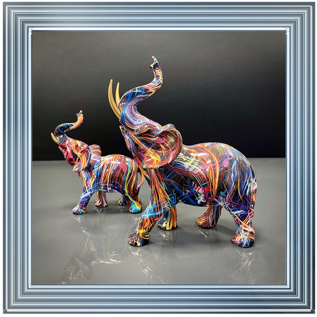 MD416 GRAFFITE ELEPHANT