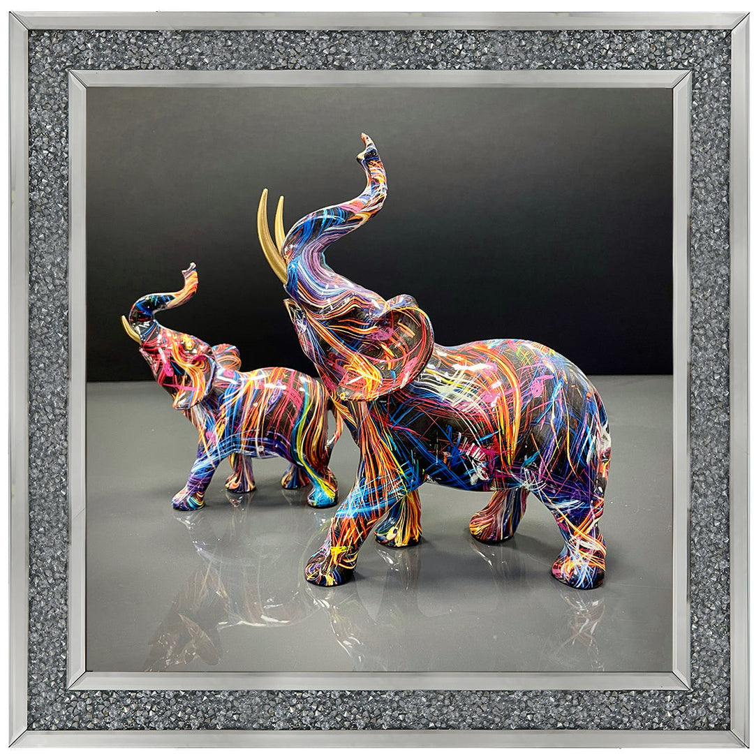 MD416 GRAFFITE ELEPHANT