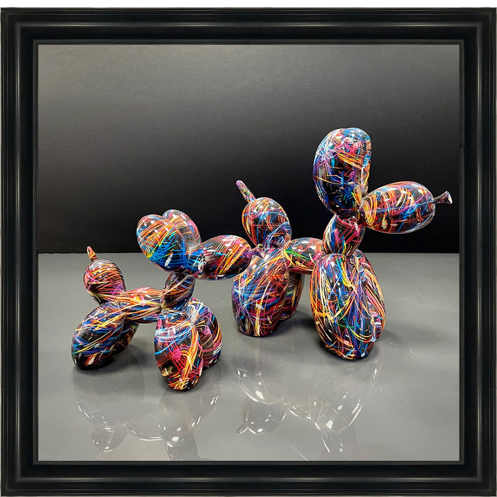 MD421 GRAFFITI  BALLOON DOGS