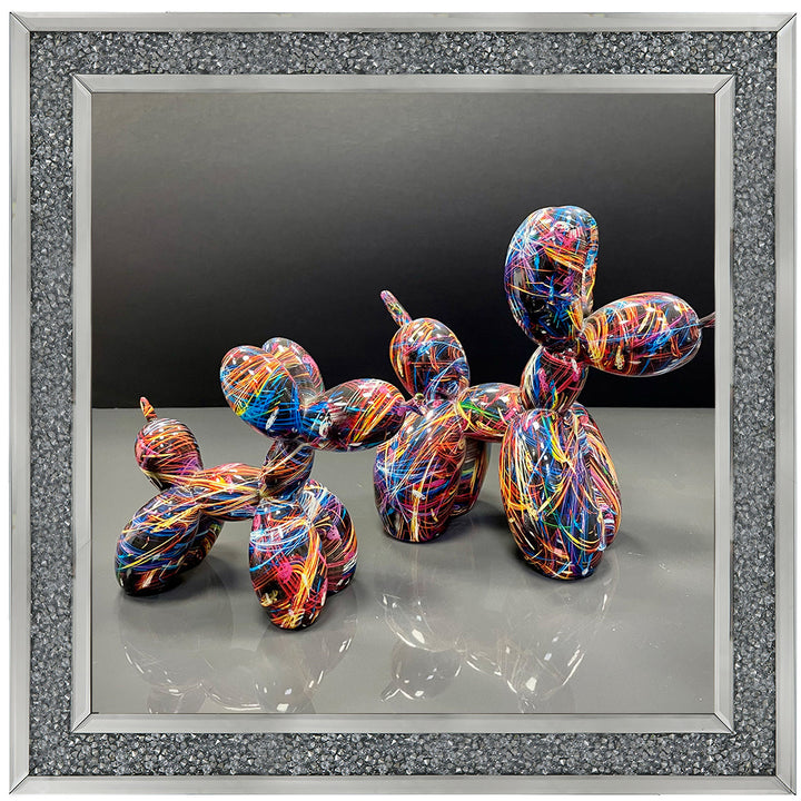 MD421 GRAFFITI  BALLOON DOGS