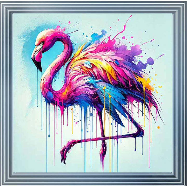 MD473 Multi Coloured Flamingo