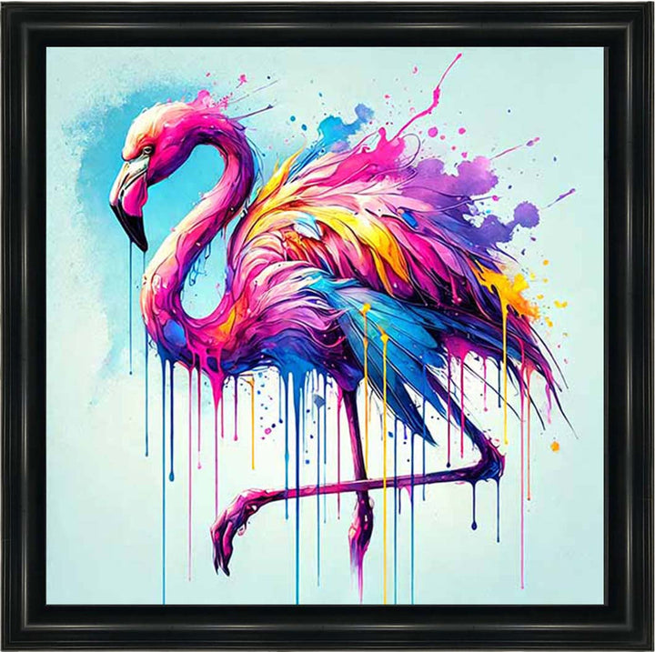 MD473 Multi Coloured Flamingo