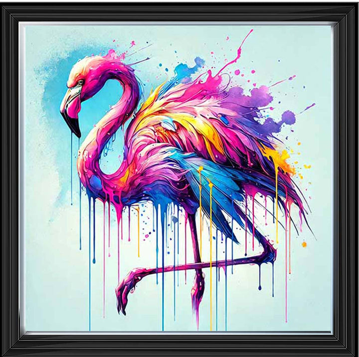 MD473 Multi Coloured Flamingo
