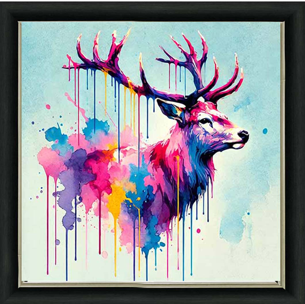 MD474 Multi Coloured Stag