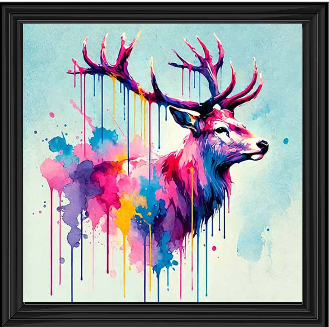 MD474 Multi Coloured Stag