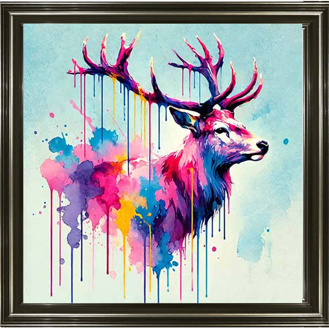 MD474 Multi Coloured Stag