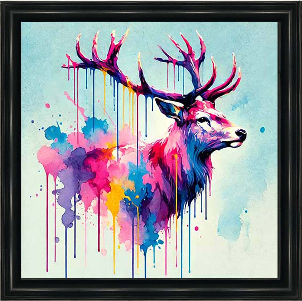 MD474 Multi Coloured Stag