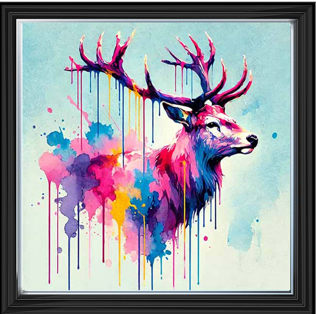 MD474 Multi Coloured Stag